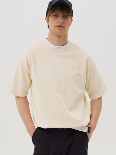 [BLUDOT] 헤비웨이트 라운드티_NT