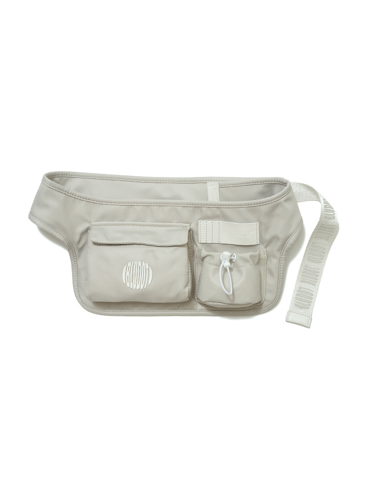 [BLUDOT][2차리오더] 볼륨 로고 힙색 Plus_GY