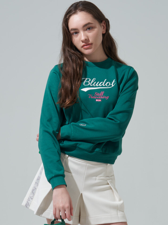 [BLUDOT] 라운드넥 스웻셔츠_GN