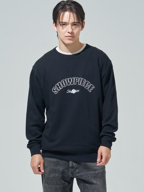 [SHOWPIECE] 헤비웨이트 스웻셔츠_BK