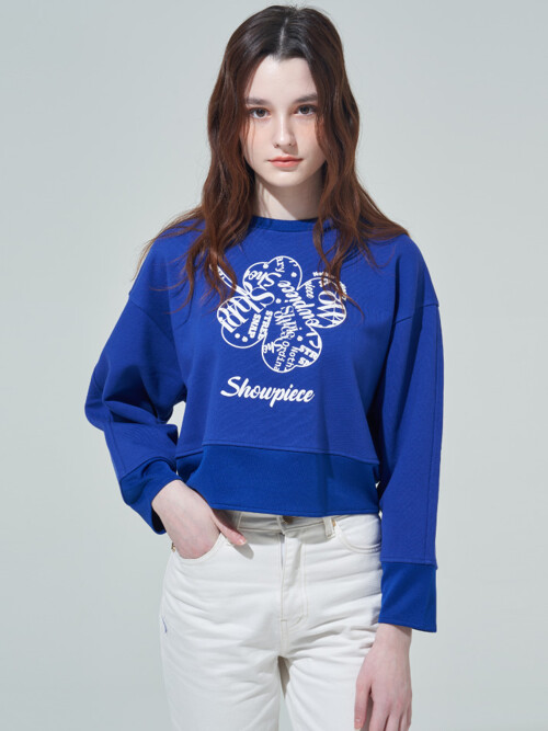 [SHOWPIECE] 시그니처 아트워크 스웻셔츠_BL