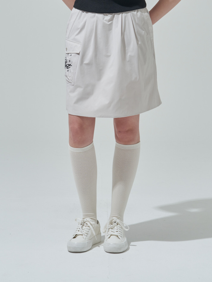[BLUDOT] 컬러 포인트 니삭스_WH