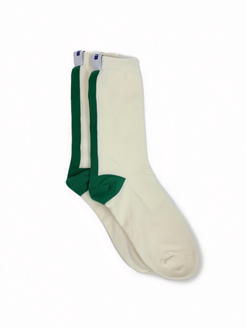 [BLUDOT] 그린 1줄 스트라이프 양말_IV