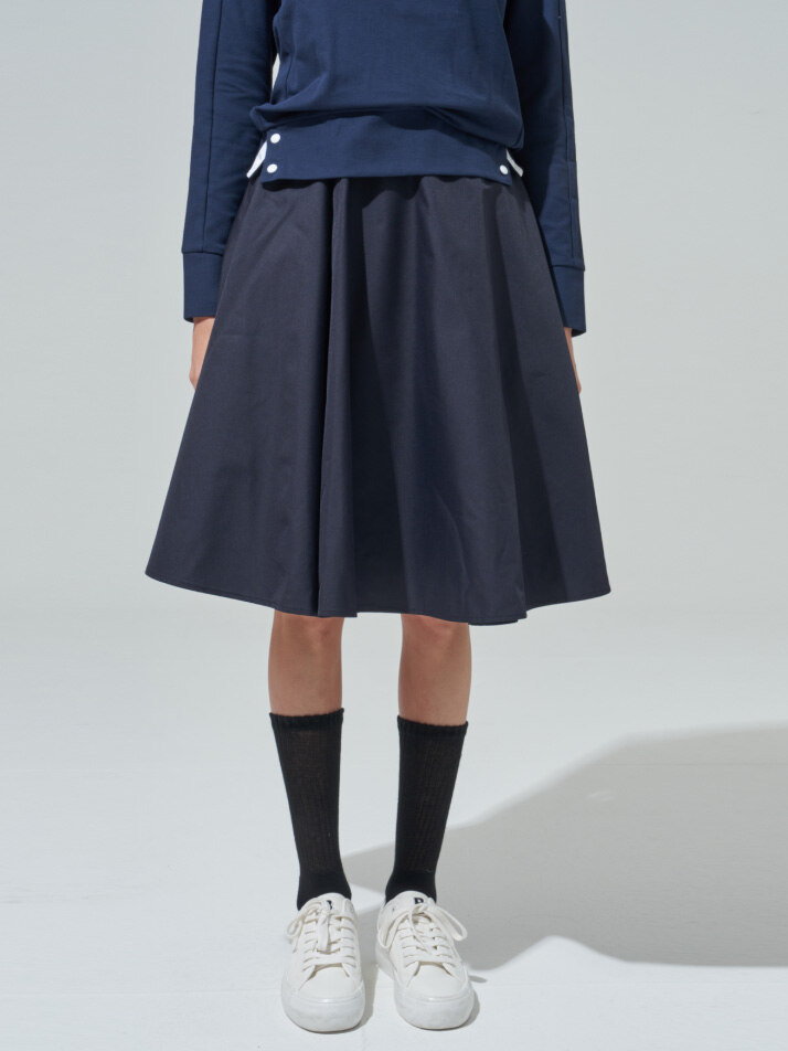 [BLUDOT] 레이어드 레인 스커트_NY