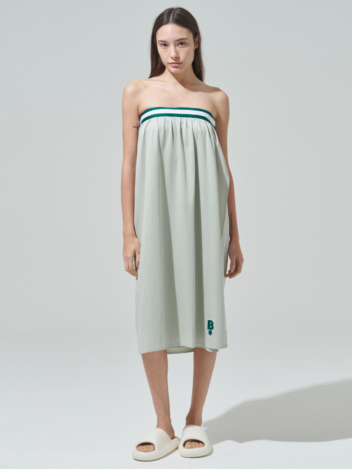 [BLUDOT] 테이프 포인트 샤워 랩가운_SG