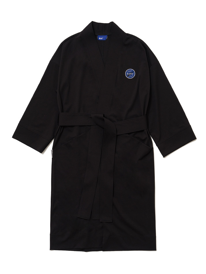 [BLUDOT] 코튼 와펜 샤워가운_BK