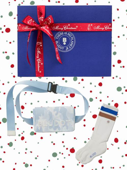 [BLUDOT] 블루닷 골프 벨트백 + 니삭스 세트_BL