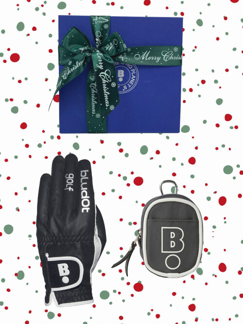 [BLUDOT] 블루닷 로고 장갑 + 볼케이스_BK