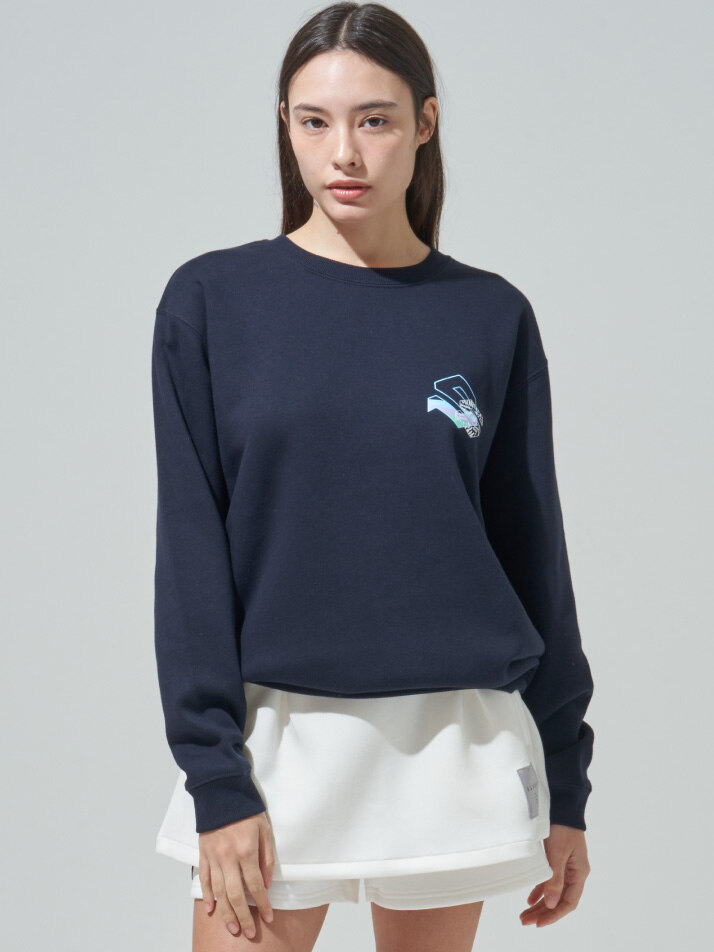 [SHOWPIECE] 그래픽 기모 스웻셔츠_NY (WOMEN)