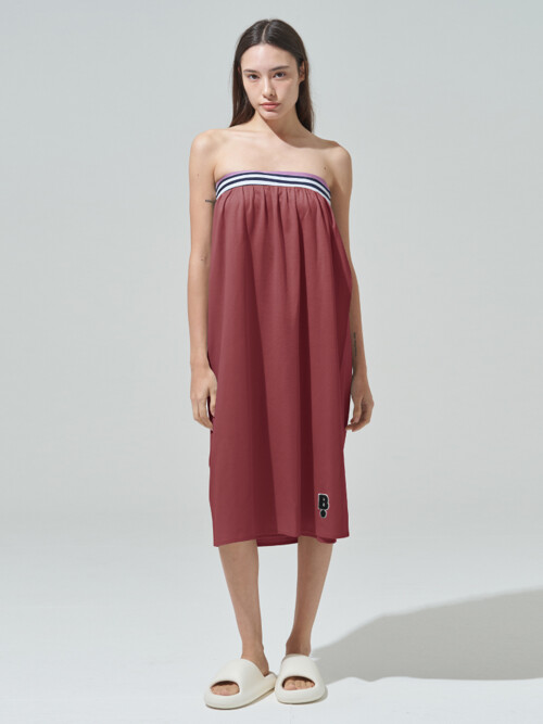 [BLUDOT] 테이프 포인트 샤워 랩가운_RO