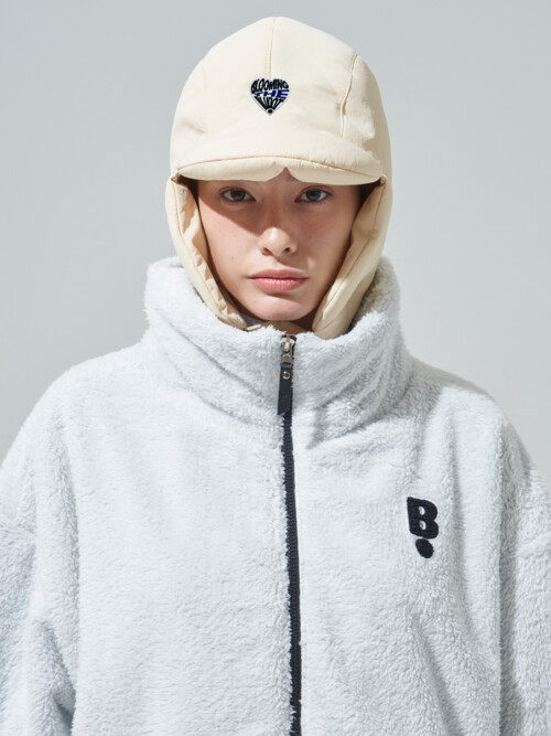 [BLUDOT] 하트 와펜 패딩 트루퍼햇_IV