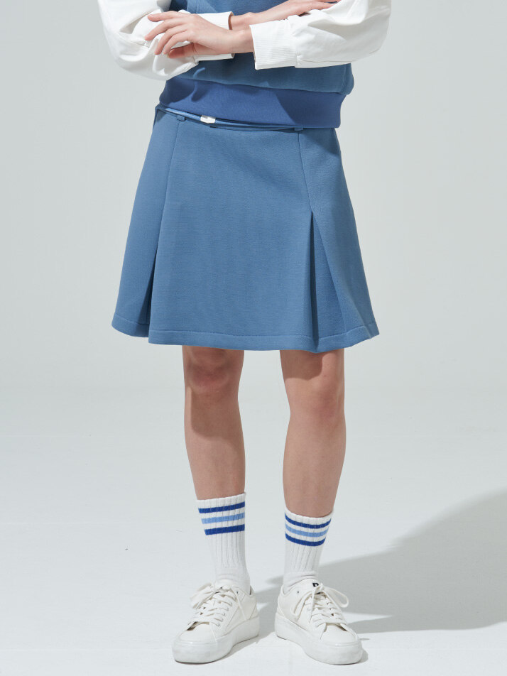 [BLUDOT] 볼륨 플레어 스커트_BL