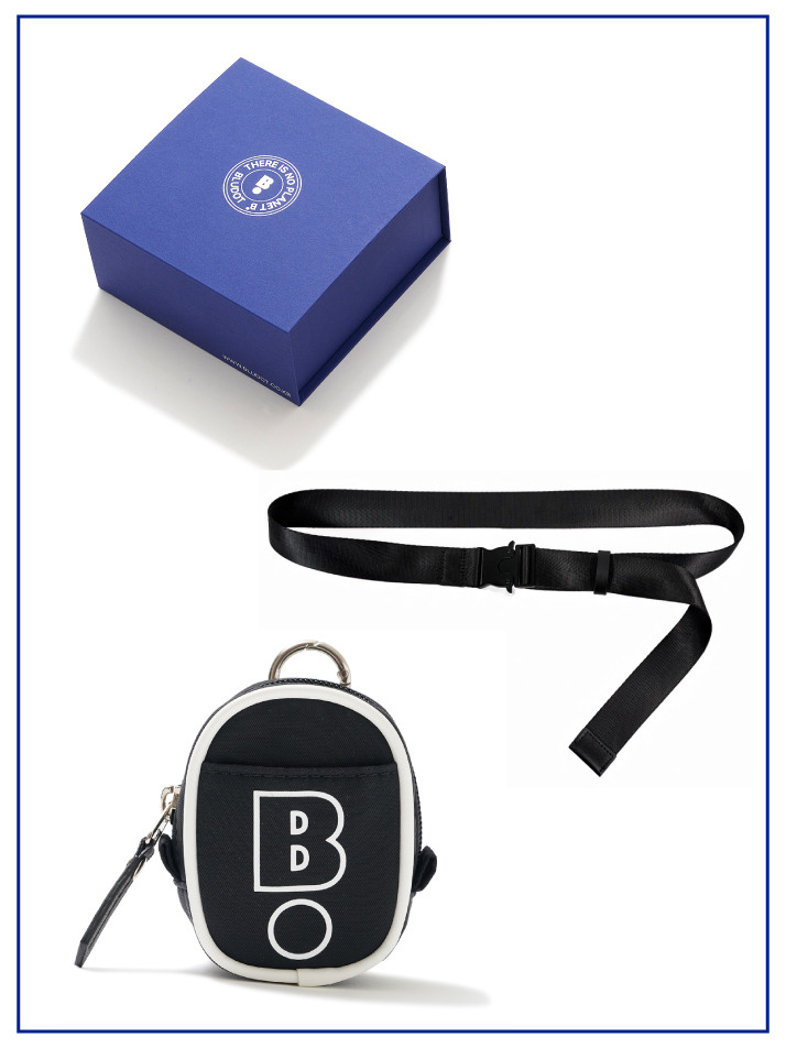[BLUDOT] 블루닷 볼케이스 + 웨빙벨트 세트_BK