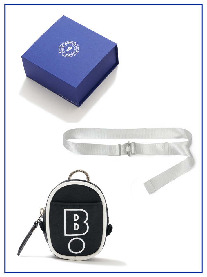 [BLUDOT] 블루닷 볼케이스 + 웨빙벨트 세트_BW