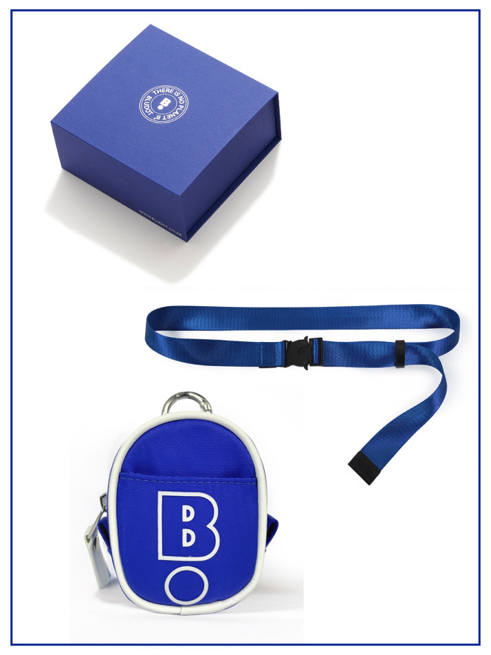 [BLUDOT] 블루닷 볼케이스 + 웨빙벨트 세트_BL