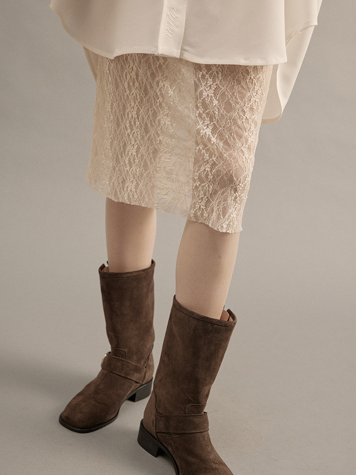 Lace Skirt Ivory
