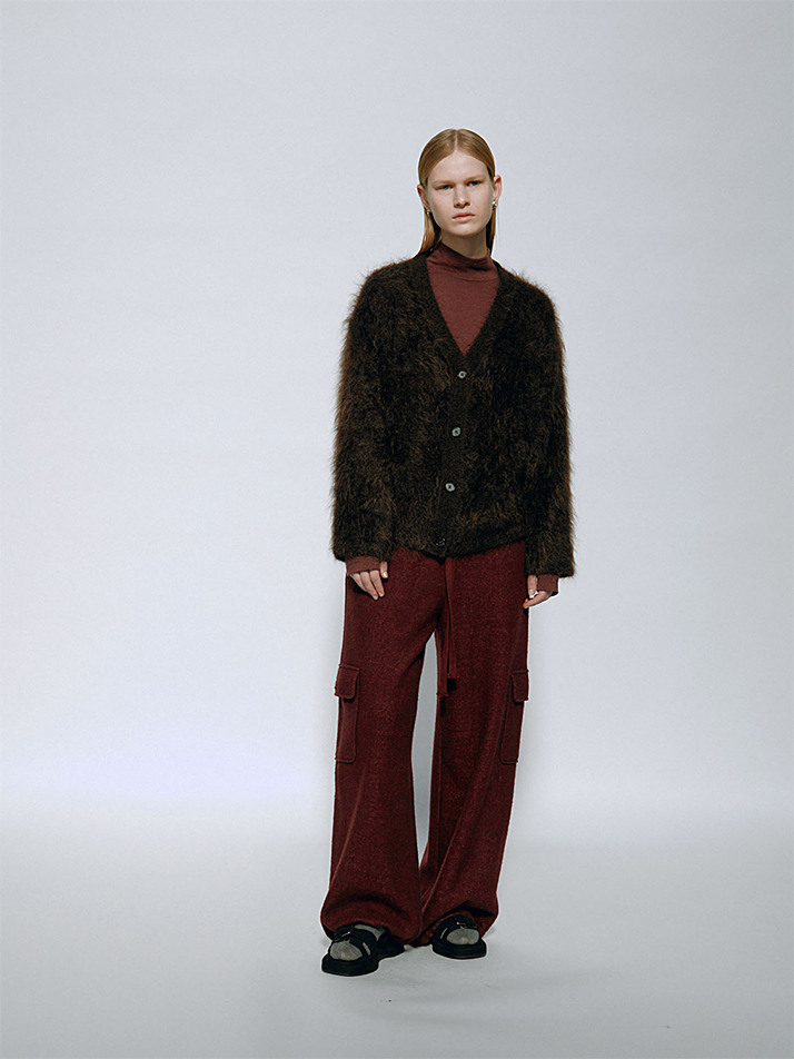 ROONIE CARGO PANTS - MERLOT