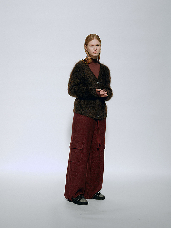 ROONIE CARGO PANTS - MERLOT