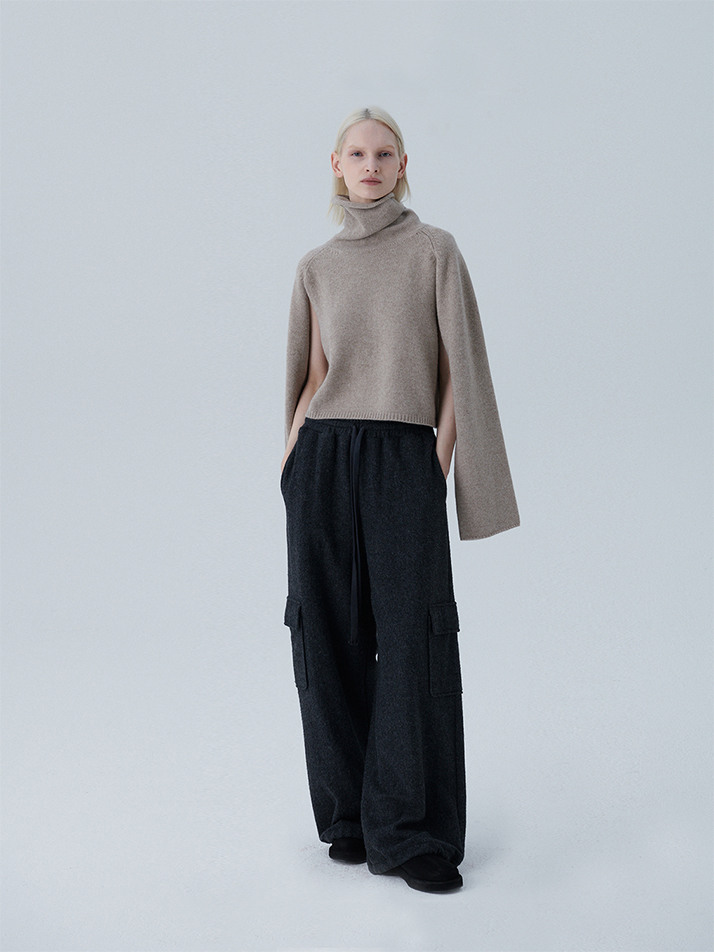 ROONIE CARGO PANTS - CHARCOAL