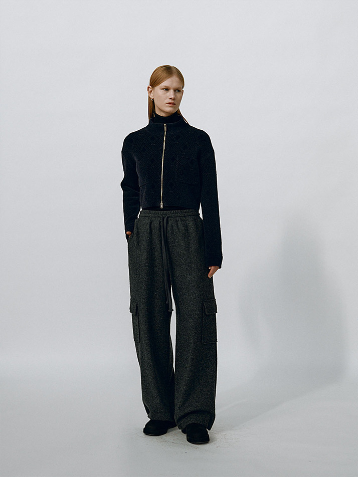 ROONIE CARGO PANTS - CHARCOAL