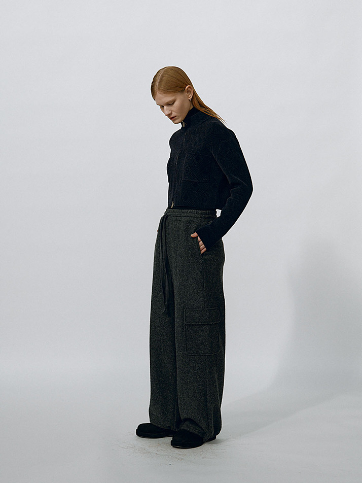 ROONIE CARGO PANTS - CHARCOAL