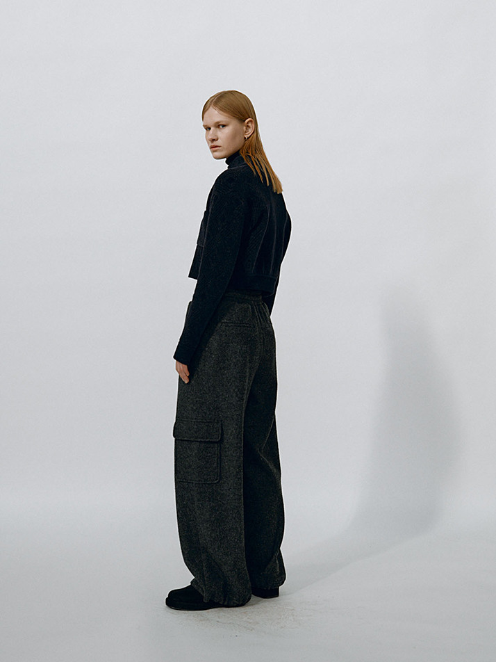 ROONIE CARGO PANTS - CHARCOAL
