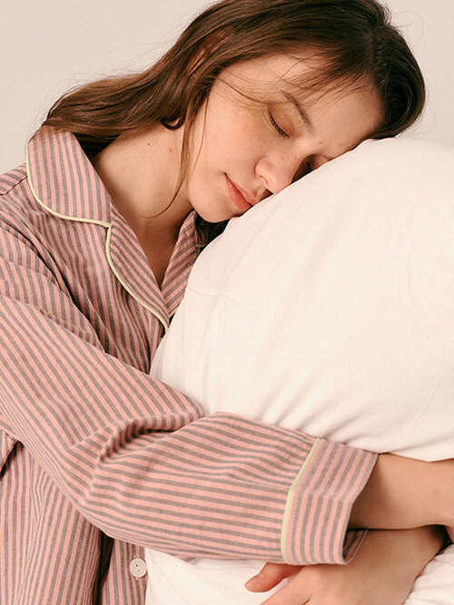 클라시컬 씬 스트라이프 파자마 [여성] 2C