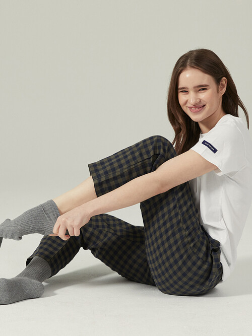 멜로우 체크 파자마팬츠 [여성] 3C