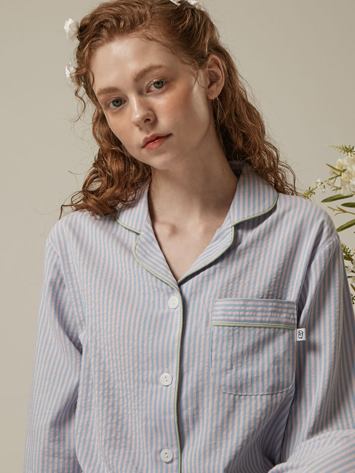 [여성] 에이프릴 스트라이프 파자마 2C | ETERNAL JOURNEY