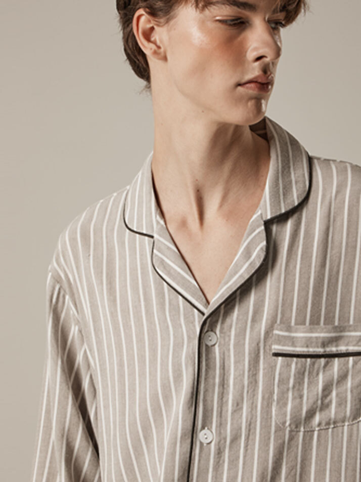 [남성] 가드닝 스트라이프 파자마 2C