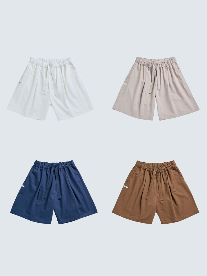 [SET] (uni) Lazed over short sleeve & pants cotton (4colors)