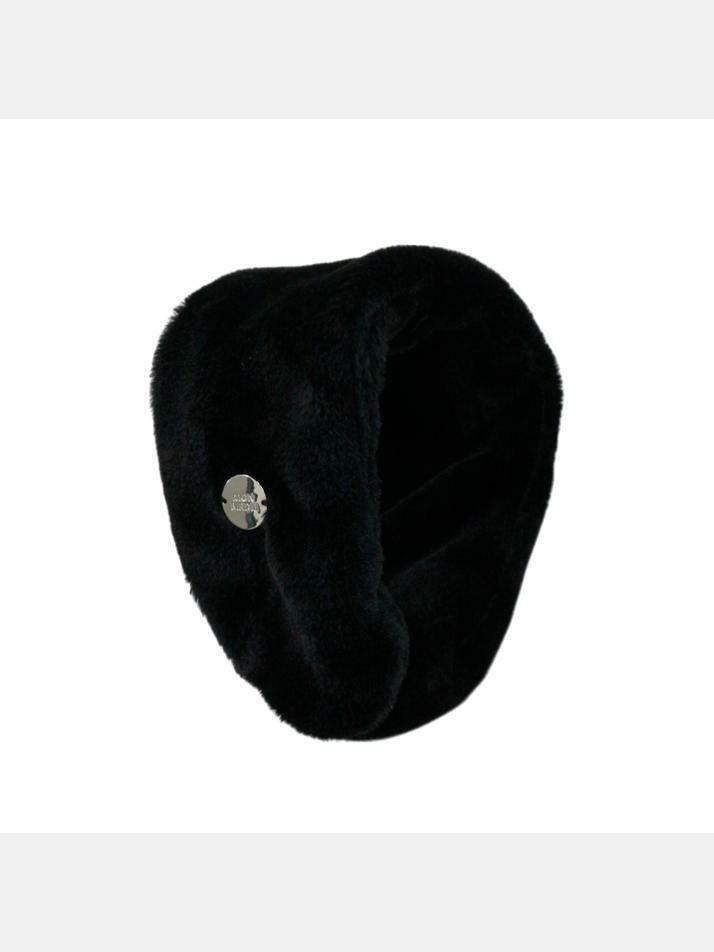 퍼(Faux Fur) 방한 귀마개&amp;amp;amp;amp;넥워머 BLACK