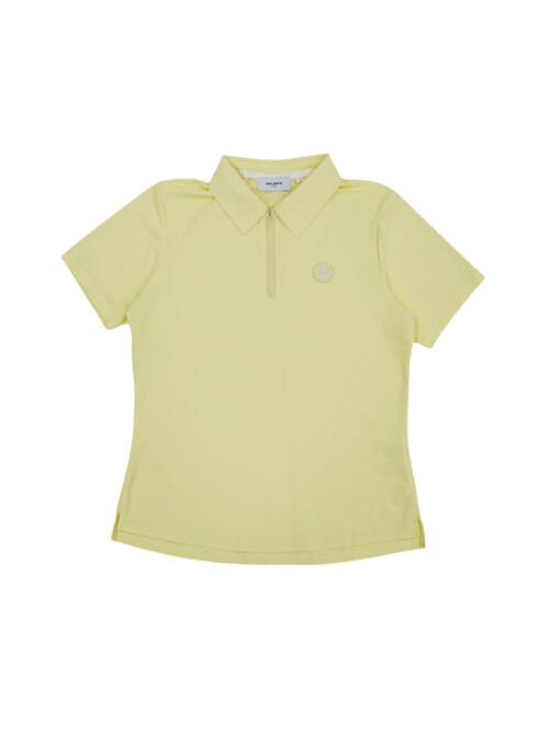 아쿠아 퀵드라이 여성 반팔 티셔츠 YELLOW