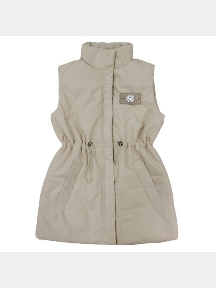 마틴 스트링 패딩 하프 베스트 L.BEIGE