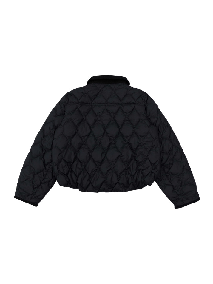 모그 덕다운 누빔자켓 BLACK