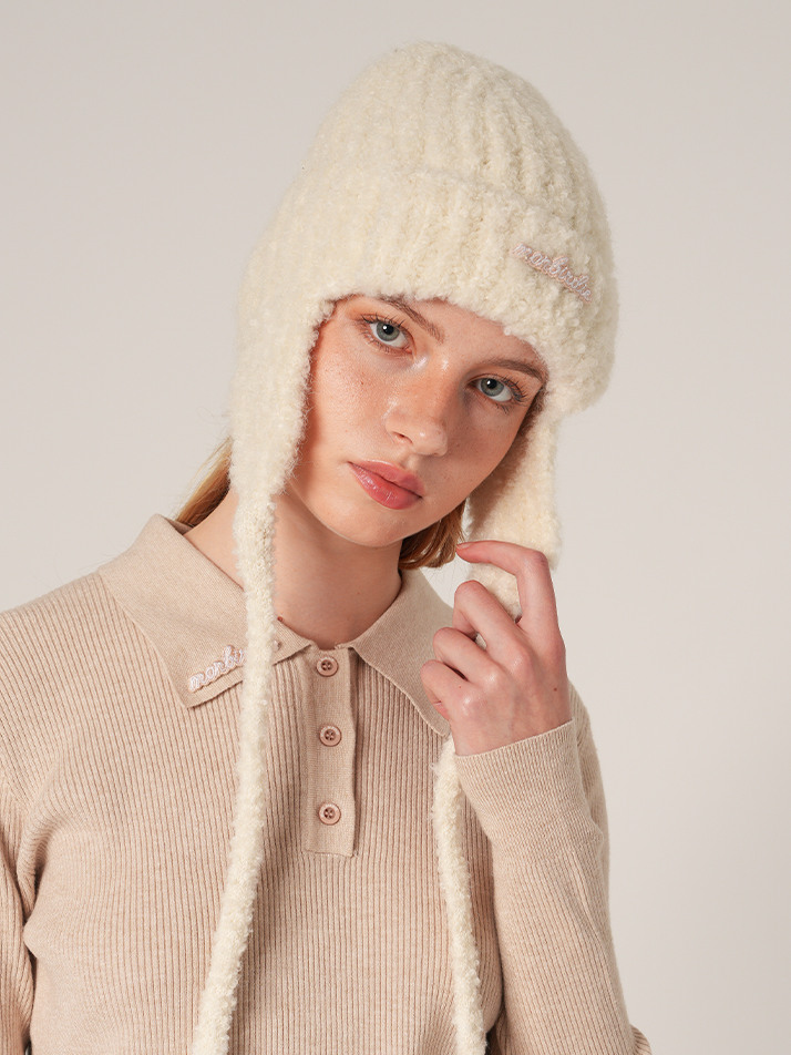 이어플랩 니트 트루퍼햇 IVORY