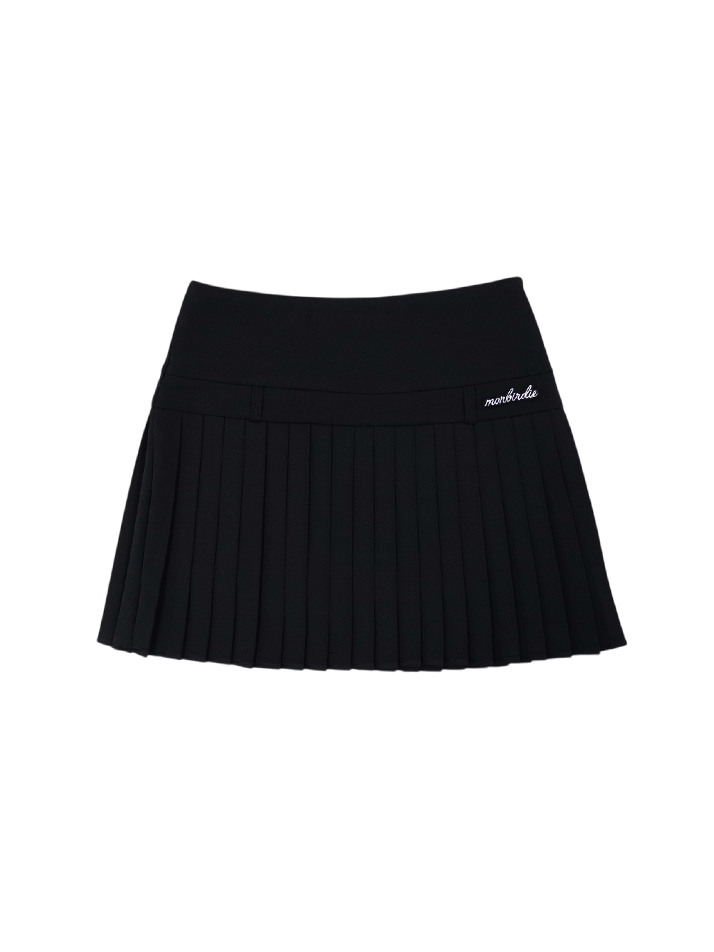 리타 플리츠 스커트 BLACK
