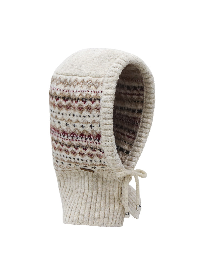 노르딕 니트 바라클라바 CREAM