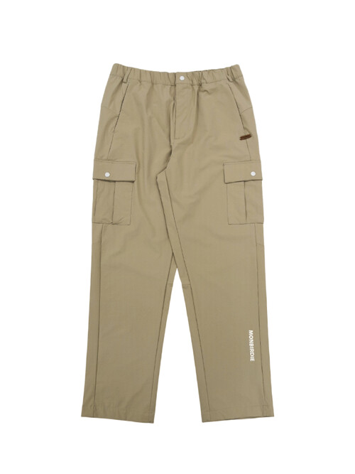 MEN&amp;#39;S 테크 릴렉스 핏 팬츠 BEIGE