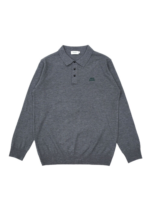 MEN&amp;#39;S 젠틀 베이직 폴로니트 GREY