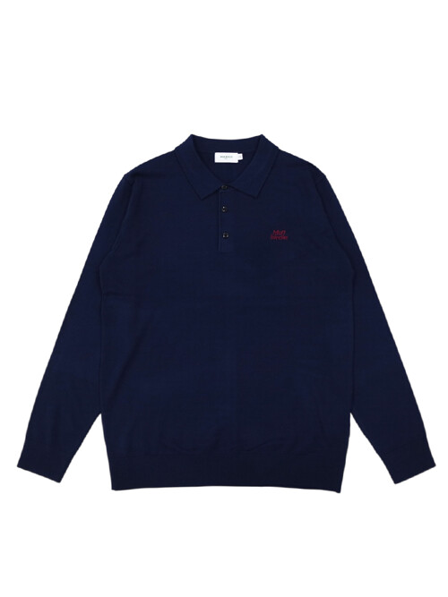 MEN&amp;#39;S 젠틀 베이직 폴로니트 NAVY