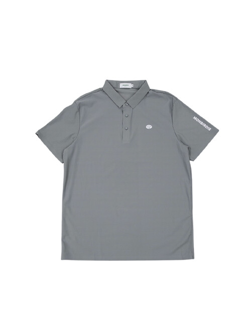 MEN'S 아쿠아 퀵드라이 카라넥 반팔 티셔츠 L.GREY