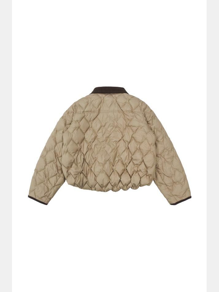 모그 덕다운 누빔자켓 BEIGE