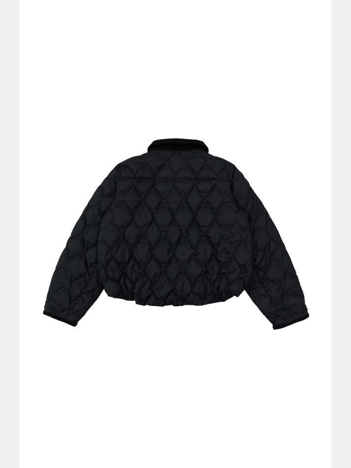 모그 덕다운 누빔자켓 BLACK