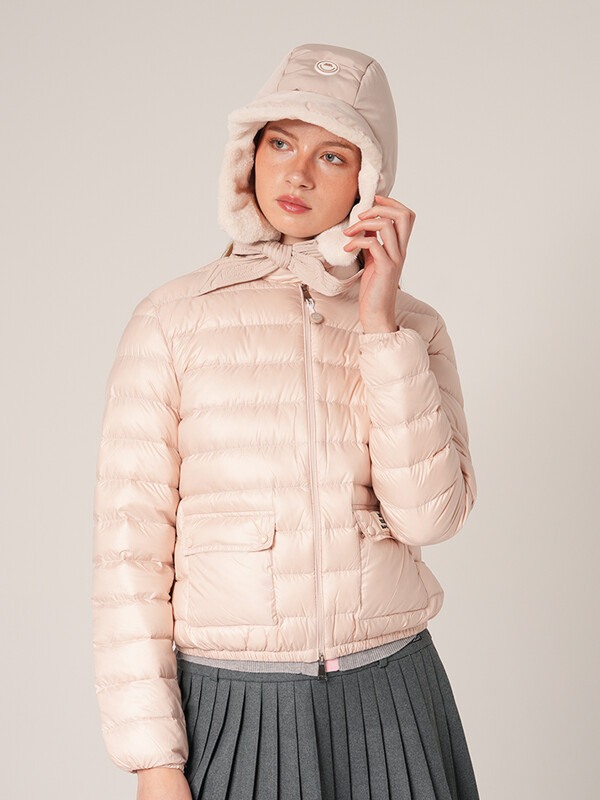 윈디 덕다운 경량 패딩점퍼 PINK