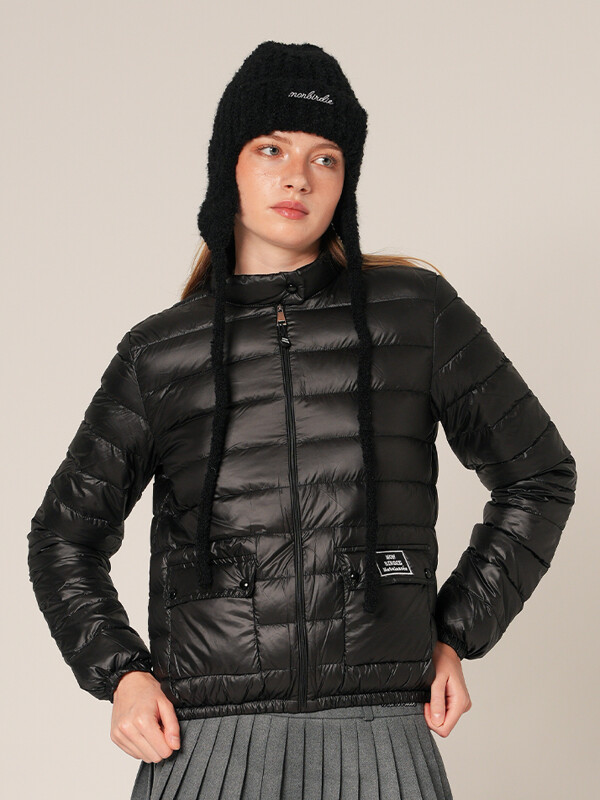 윈디 덕다운 경량 패딩점퍼 BLACK