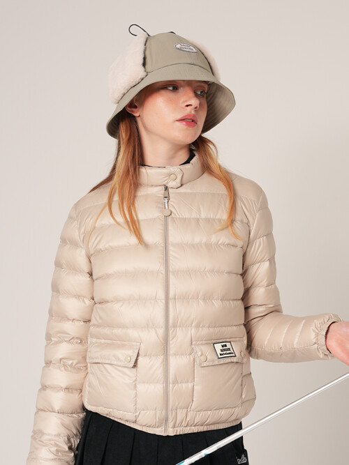 윈디 덕다운 경량 패딩점퍼 BEIGE