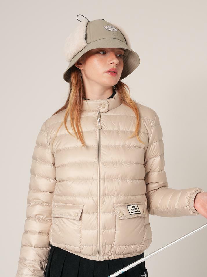 윈디 덕다운 경량 패딩점퍼 BEIGE