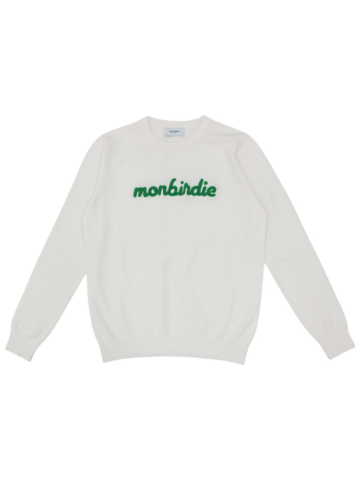 부클아트웍 크루넥 긴팔니트 GREEN