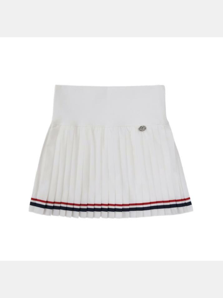 엑티브 라인 플리츠 스커트 WHITE